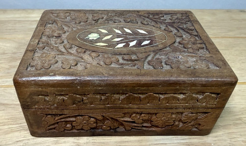 Indian hand carved wooden - indian,
