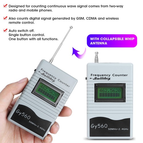 Portable frequency counter - frequency,