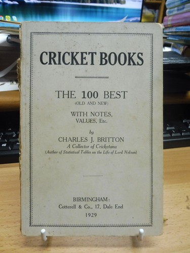 Cricket books the 100 - cricket,