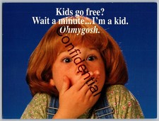 Vintage Big Red Boat Premier Cruise Line Ship Oversized Advertising Postcard