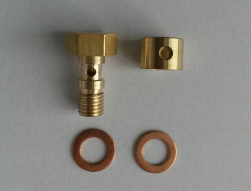 Model live steam brass banjo - model,