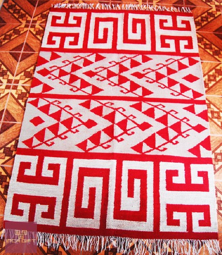 Peruvian rug genuine handmade