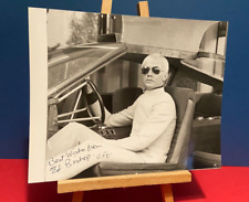 ED BISHOP - Cmdr. Straker UFO Genuine Authentic Signed 10x8 PHOTO COA CAv UACC