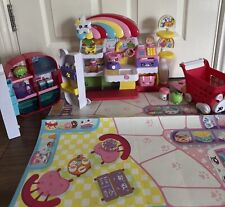 Kindi Kids Kitty Supermarket, Rabbit Petkin Shopping Cart & Beat Petkin Fridge