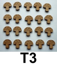 Fairy mushrooms wooden - 20,