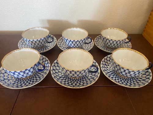 Lomonosov tea cup - tea, saucer