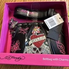 Ed Hardy Belt Bag with Charms