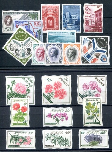 Monaco 1959 605 624 mint - 1959, **