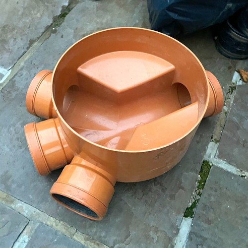 160mm round plastic drainage - 160mm,