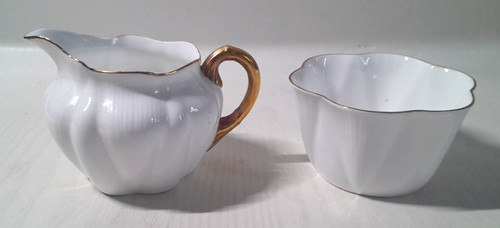 Vintage shelley white - shelley, gold
