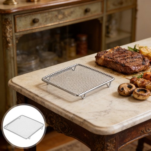Stainless steel grid wire rack - steel,