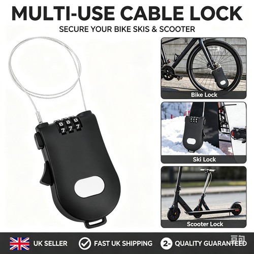Bike ski snowboard lock - bike,