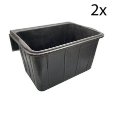 2 x 16 Litre Rubber Hanging