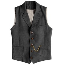 Mens Tweed Waistcoat