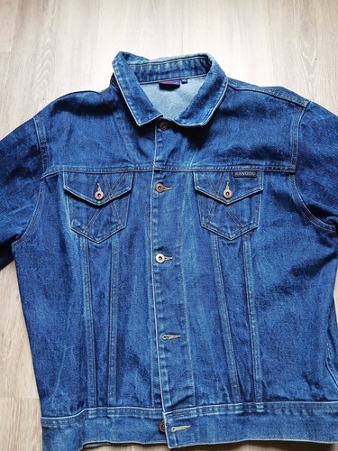 Men denim kangol jacket - denim,