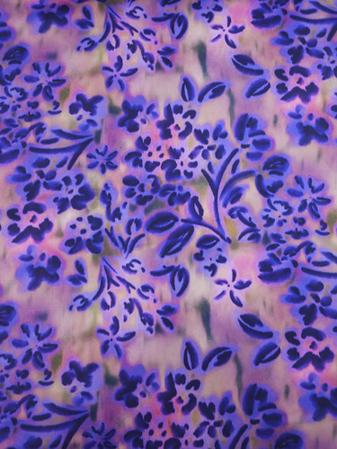 Lavender navy blur floral - lavender/navy,