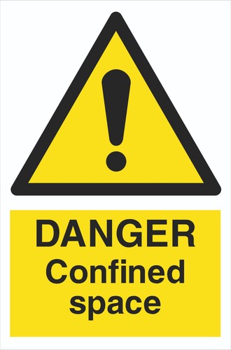 Danger confined space - danger,