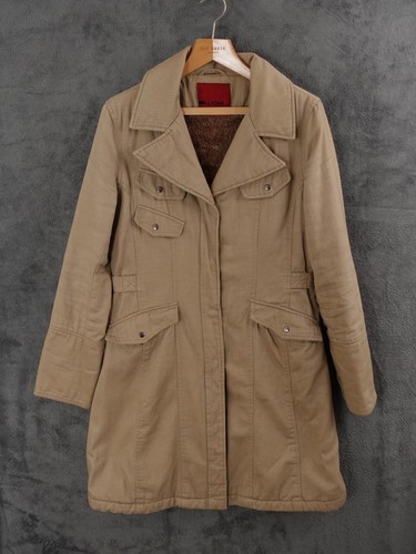 Wax jacket womens tan long - womens, 12