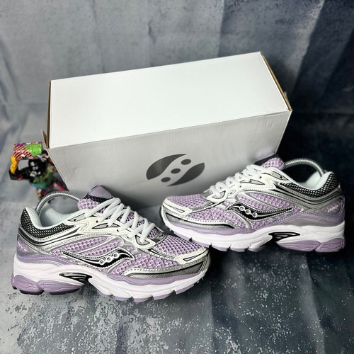 Saucony purple grey - purple/grey/white, lace