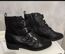 F&F Women's Ankle Boots Biker