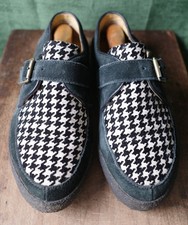 CLARKS ‘ORIGINALS’ SPLIT TOE COMBINATION SUEDE MONK STRAP MENS SHOE UK SIZE 5.5