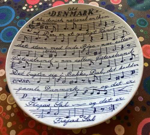 Vintage danish china dish - china,