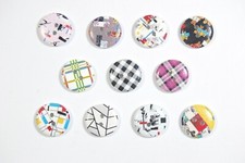 Wooden Buttons Printed