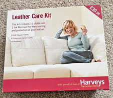 Harveys Leather Care Kit  X 9 Cloths & 1 X Ink Remover Not Full Kit See Details