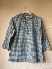 New Ex Seasalt Teal Farsight Check Top 8-18