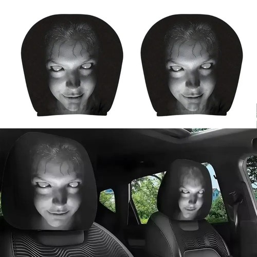 2pcs horror car - 2pcs, headrest