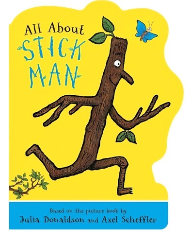 Stick man board - man, children's