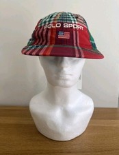 Polo Raloh Lauren Polo Sport madness check Cap Hat Stadium 