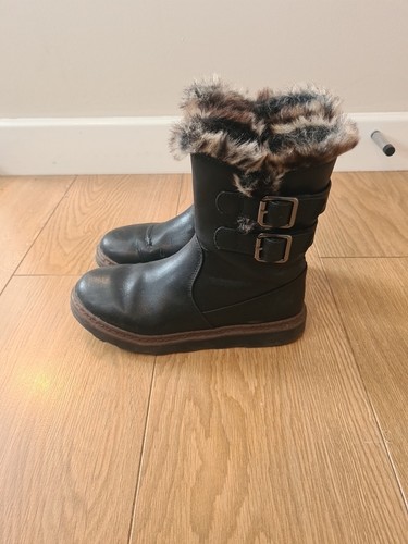 Next girls black fur - black,