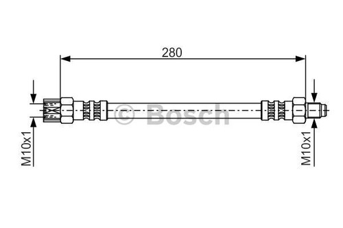 Brake hose bosch 987 - bosch, 1