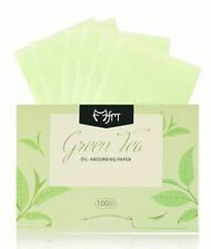 Blotting Paper Oil Control 100 Sheets Face Absorbing Wipe Oily Skin Green Tea