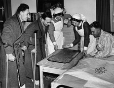 injured soldiers and two