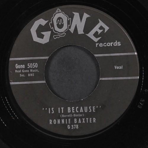 Ronnie baxter because - baxter:, is