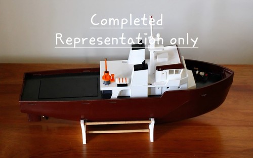 Printed service vessel - rc,