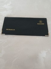 Vintage Midland Bank Black Leather Cheque Book Wallet. (GAR)