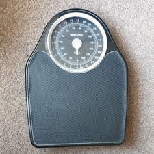 Salter Mechanical Bathroom Scales Max 150kg Doctors Style Scales Black 145AR UK