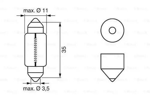 Bosch 1987302281 tail lamp - lamp, car