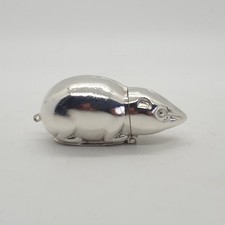 Sterling Silver Mouse Vesta