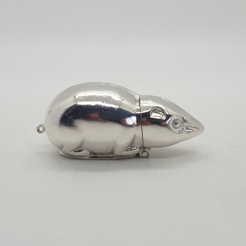 Sterling silver mouse - mouse, vesta