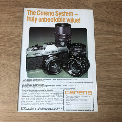 Cams36 magazine advert 11x8 - advert,