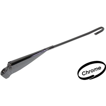Wiper arm with bracket chrome