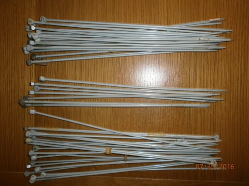 Aero knitting needle used grey - knitting,