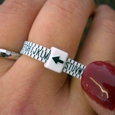 Ring sizer gauge - sizer,