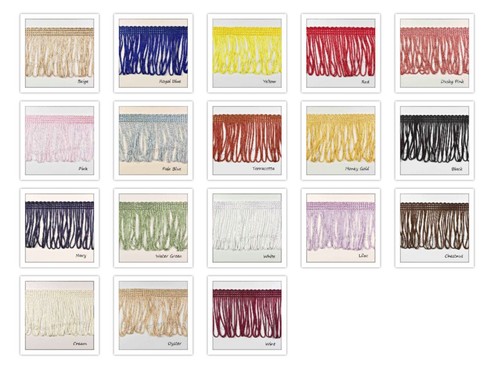 Quality looped fringe trimming - looped,