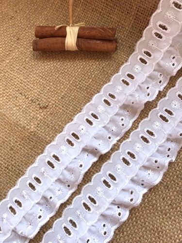 Lace broderie anglaise - lace,