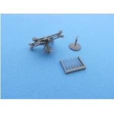 Metallic Details MDR48125 1:48 AS365 Dauphin. Main rotor (Kitty Hawk, Trumpeter)